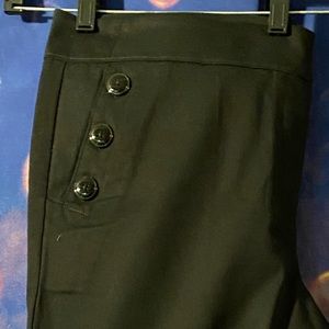 NWT LOFT Wide Leg Black Trouser